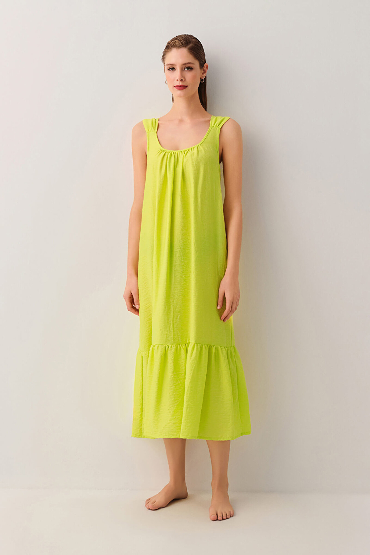 Neon Green Candy Dress | SUWEN