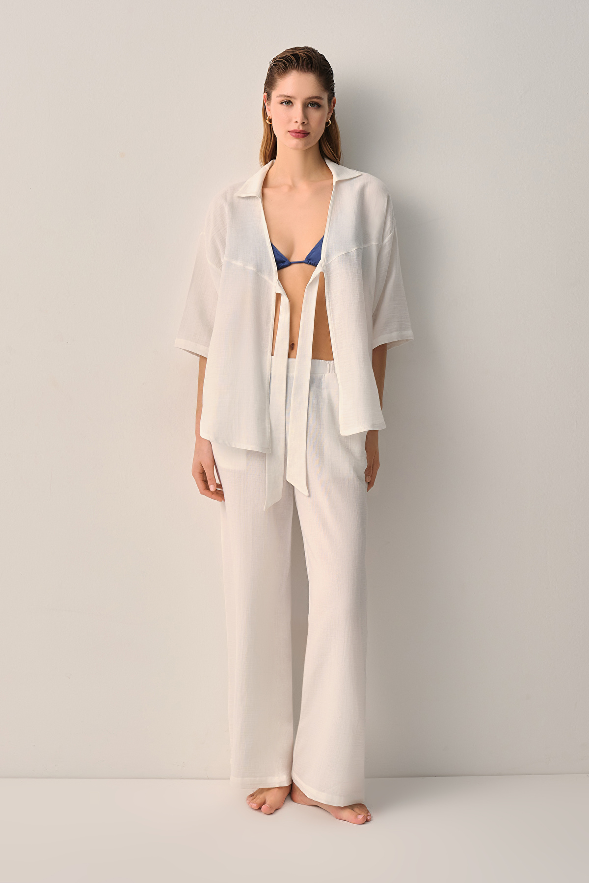 Ekru Jasmine Kimono | SUWEN