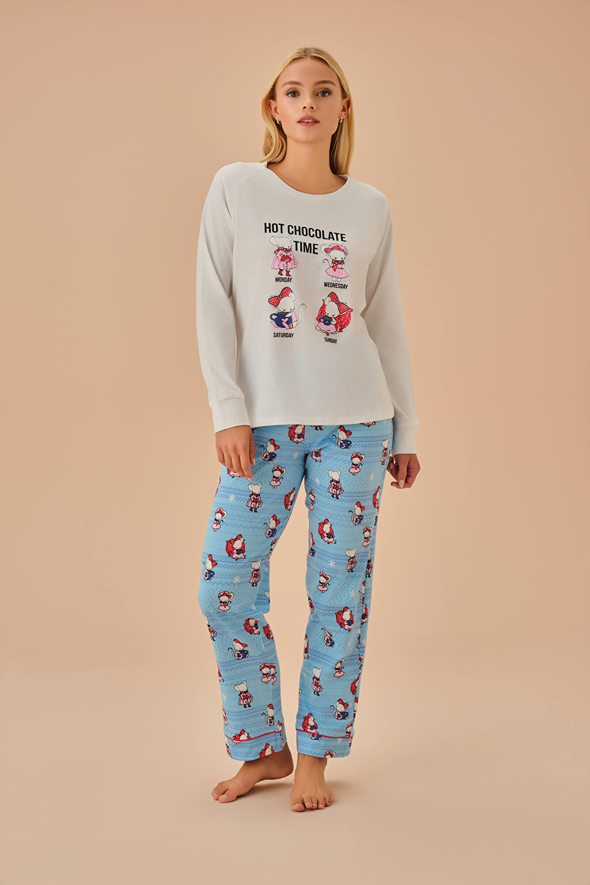 Blue Print Lulusu Pyjamas Set | SUWEN