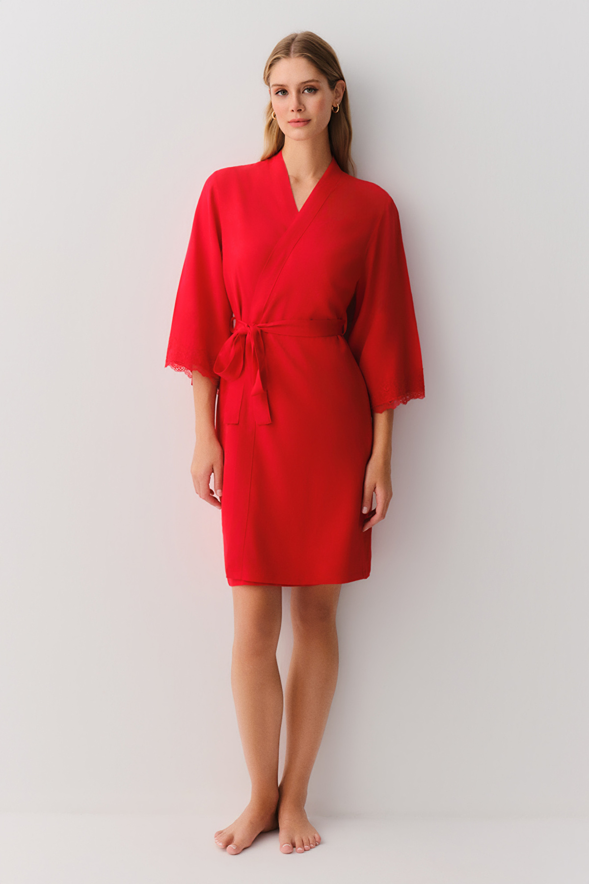 Cherry Viviana Morning Gown | SUWEN