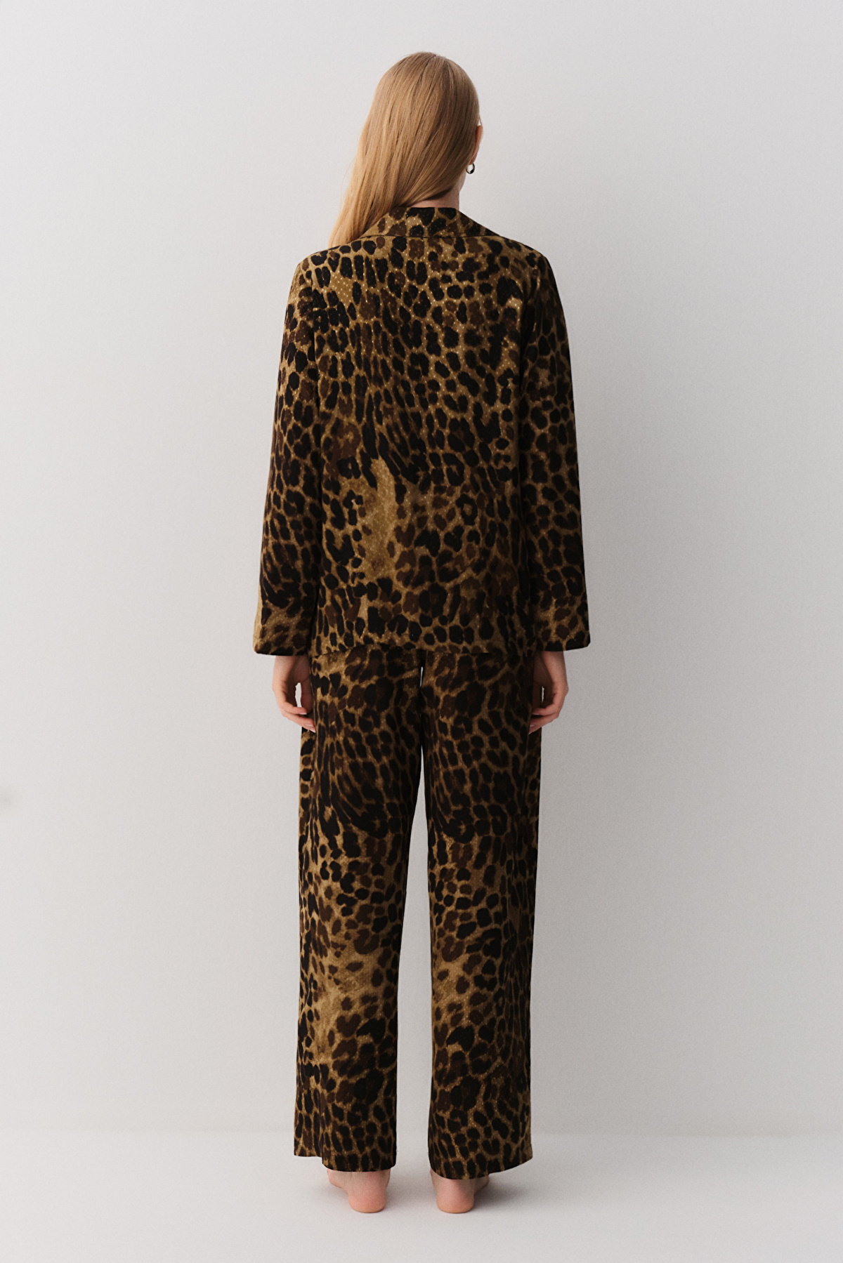 LEOPARD PRINT Mathilda Masculine Pyjamas Set | SUWEN