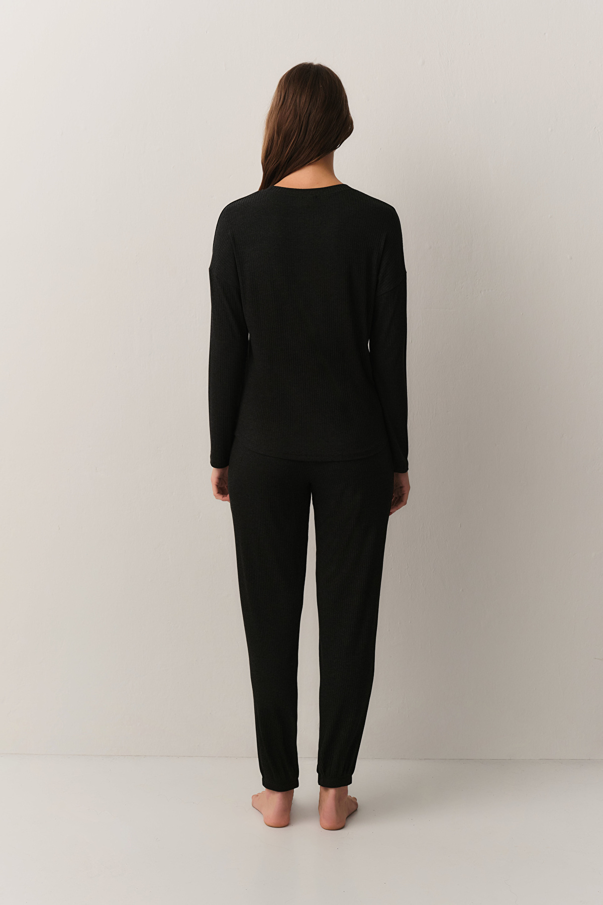 Antracite Melange Soft Touch Pyjamas Set | SUWEN