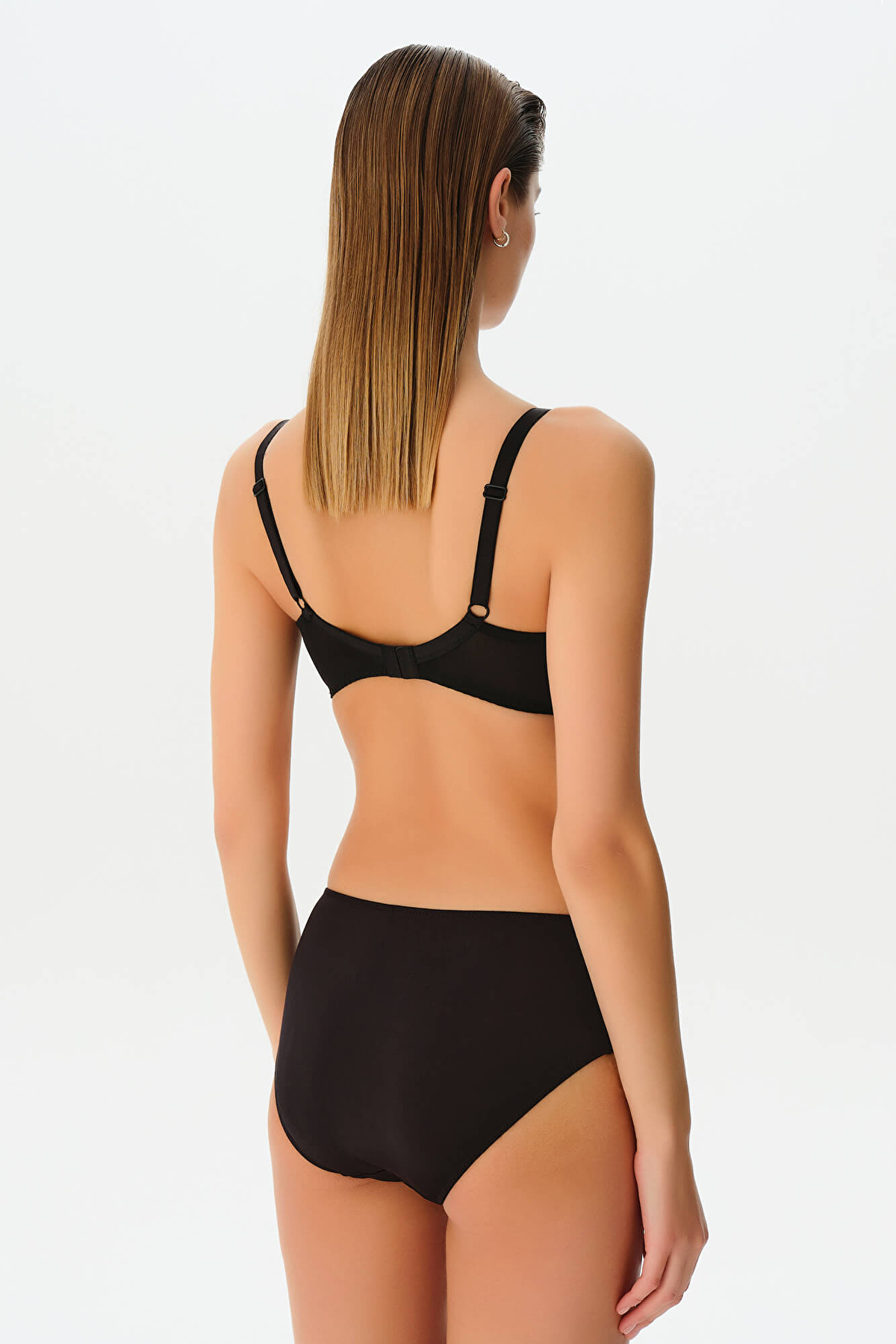 Siyah Isabelle Slip Külot | SUWEN