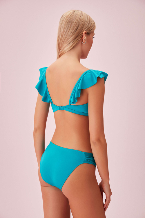 Turquoise Frilled Bralette