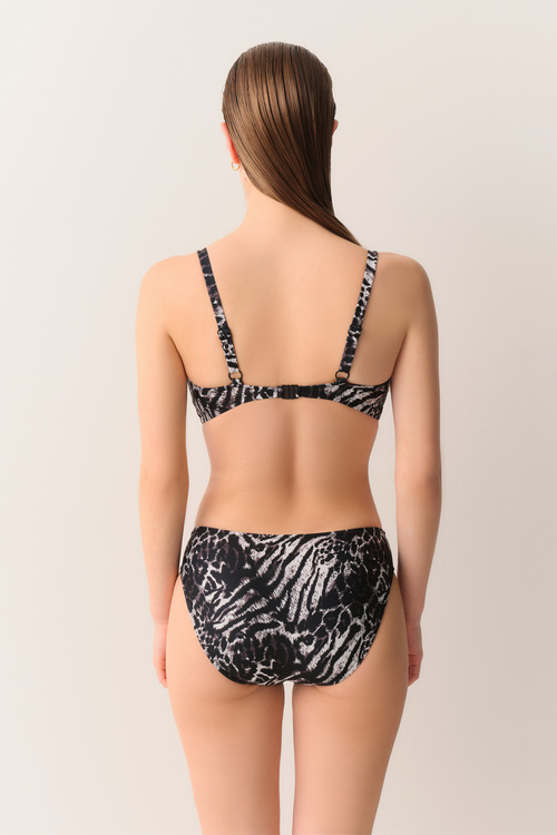 Savage Print Savage Triangle Bikini Top