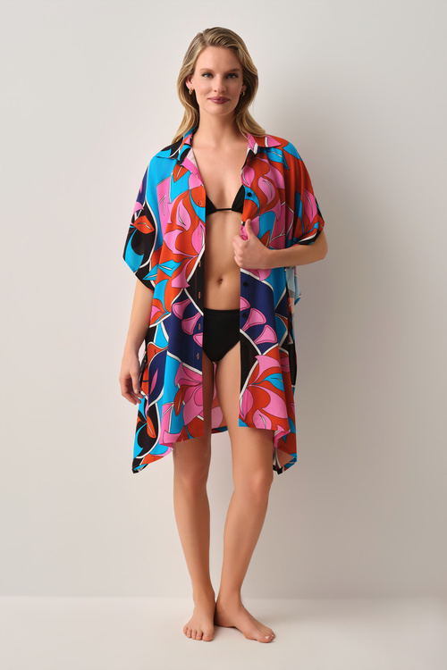 Fushia Print Sera Printed Tunic