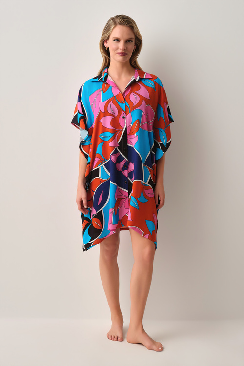 Fushia Print Sera Printed Tunic