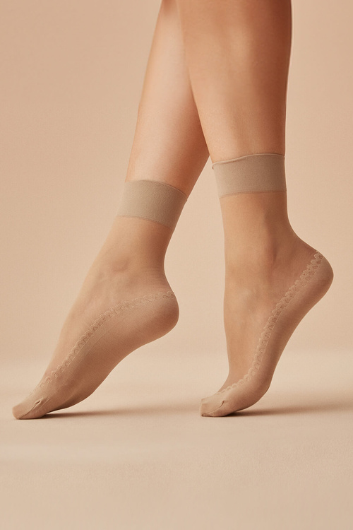 Bambu Transparan Comfort 15 Den Kısa İnce Çorap