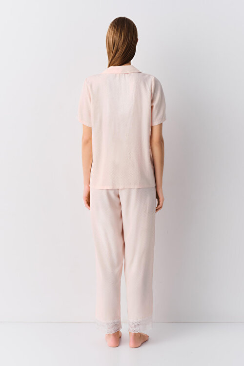 Pembe Maison Maskülen Pijama Takımı