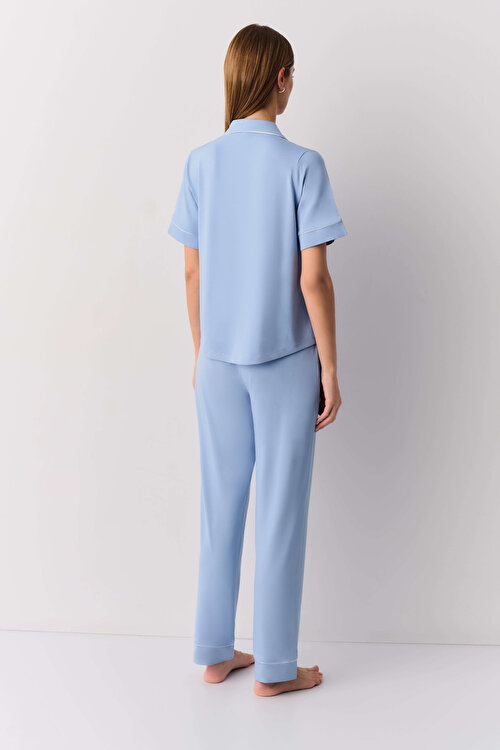 Mavi Misty Maskülen Pijama Takımı