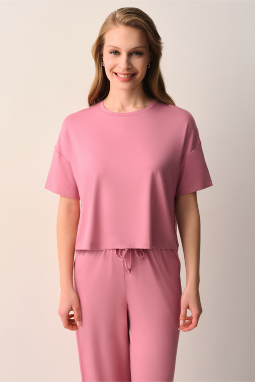 Gül Rengi Beatrix Pijama Takımı