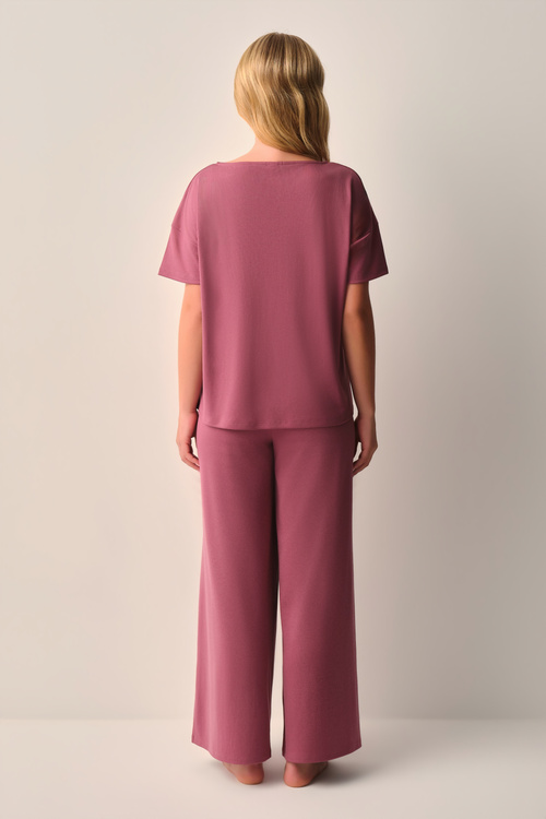 Gül Rengi Mira Modal Pijama Takımı