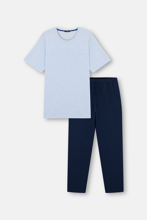 Koyu Lacivert Sebastian Erkek Pijama Takımı