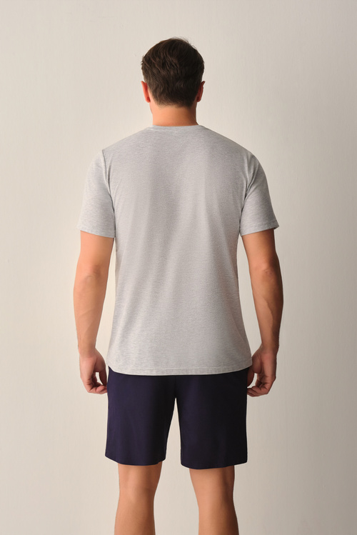 Indigo Wall Erkek Şort Pijama Takımı