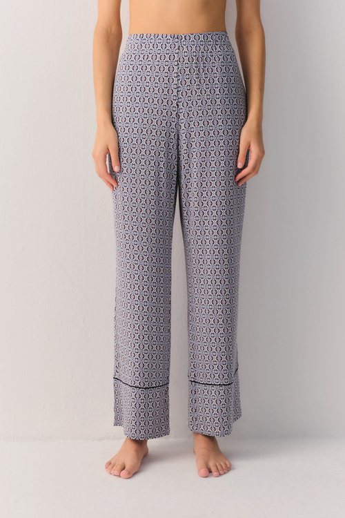 Mavili Modern Chic Spor Pijama Altı