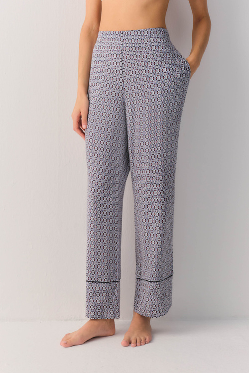 Mavili Modern Chic Spor Pijama Altı