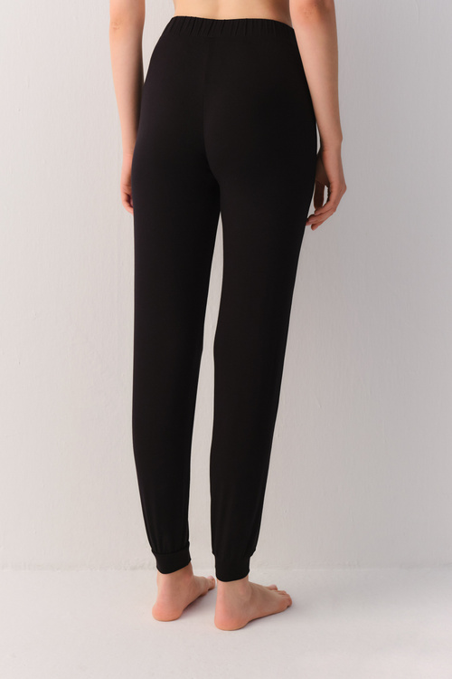 Siyah Modal Luxe Pantolon