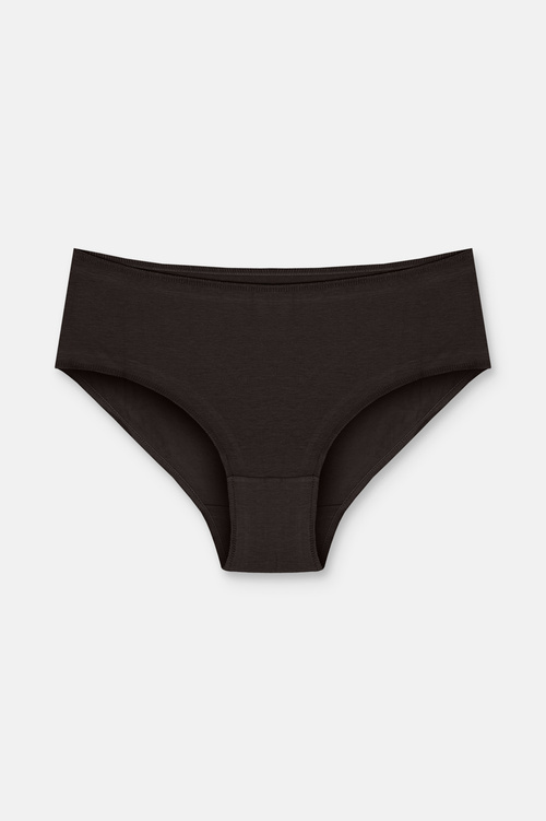 Ten / Kahverengi / Pembe 3'lü Pamuklu Basic Yüksek Bel Slip Külot