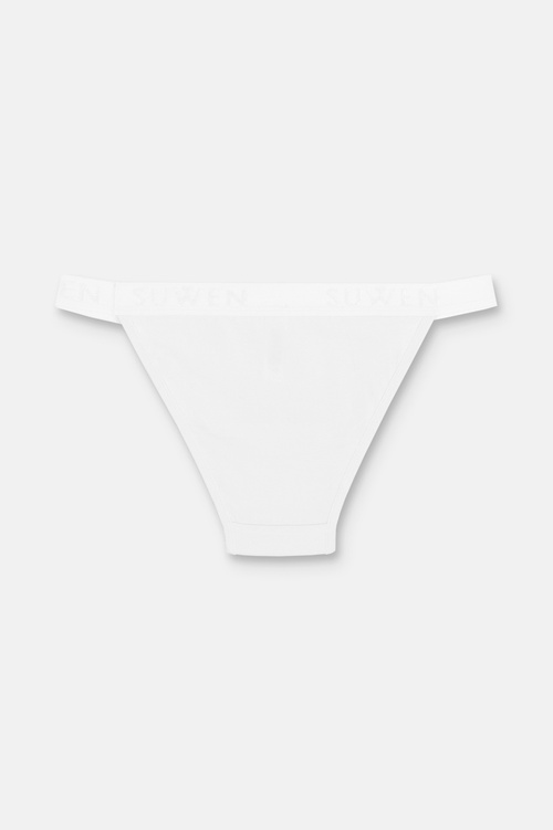 Siyah / Gri / Beyaz 3'lü Pamuklu Lastikli Normal Bel Slip Külot