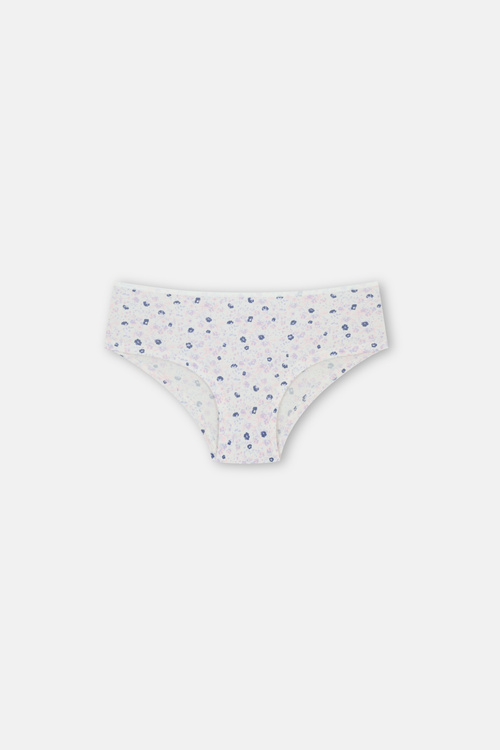 Bloomberry 3'lü Pamuklu Desenli Normal Bel Hipster Külot