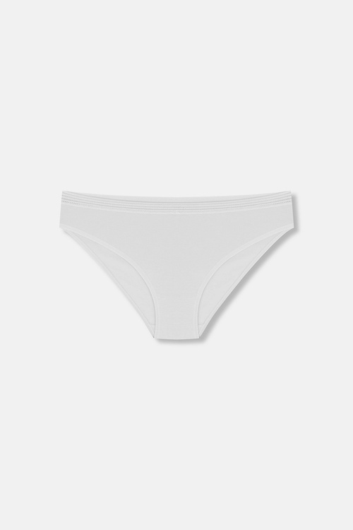 Ekru / Vizon / Pembe 3'lü Pamuklu Dantelli Slip Külot
