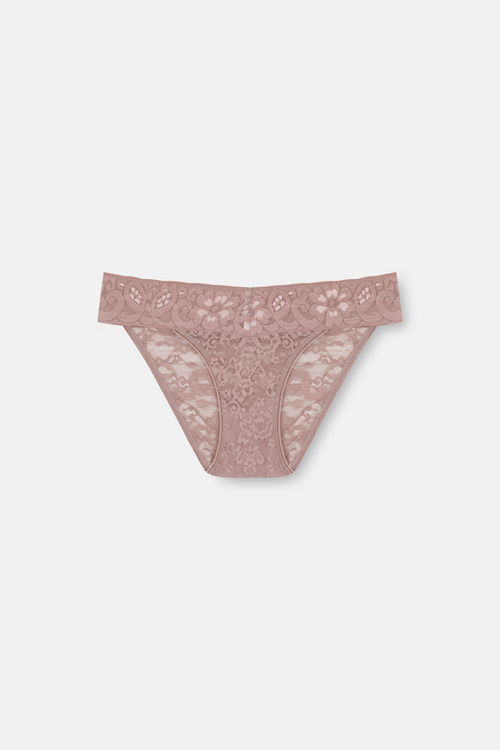 Black / Ecru / Nude 3 P Full Lace V Shape Slip