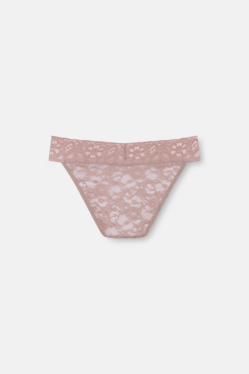 Black / Ecru / Nude 3 P Full Lace V Shape Slip