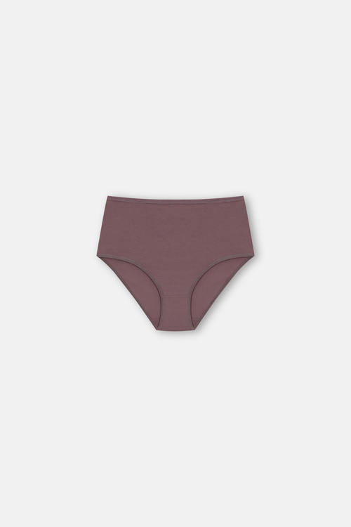 Çok Renkli 5'li Pamuklu Süper Yüksek Bel Slip Külot