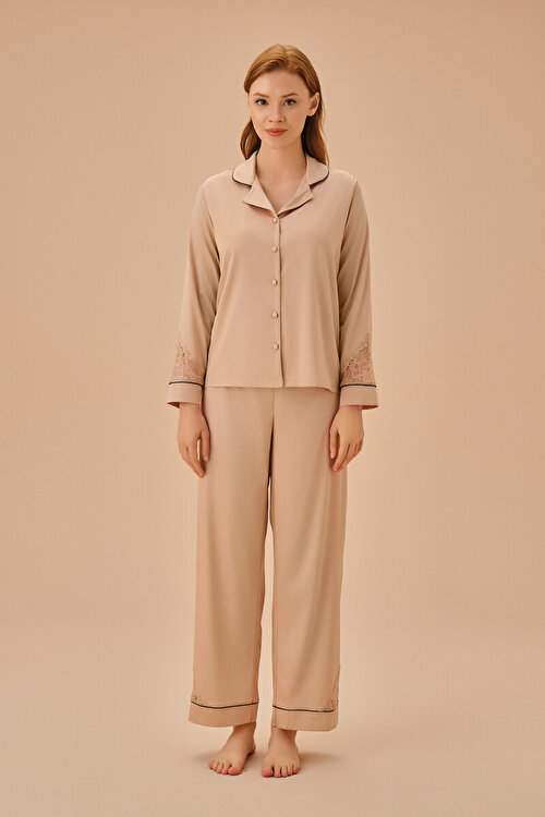 Nude Amber Maskülen Pijama Takımı