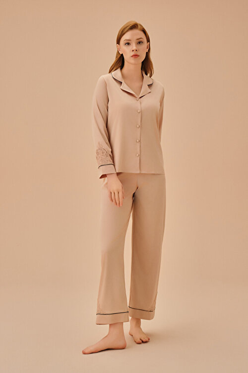 Nude Amber Maskülen Pijama Takımı