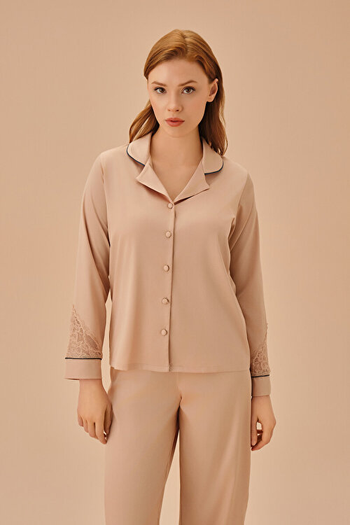 Nude Amber Maskülen Pijama Takımı