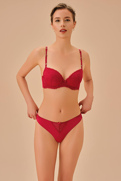 Bordo Sapphire Brazilian String Külot