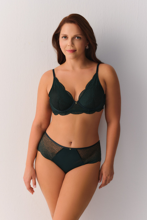 Emerald Elegant Sprinkle High Waist Slip