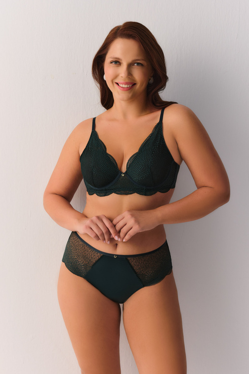 Emerald Elegant Sprinkle High Waist Slip