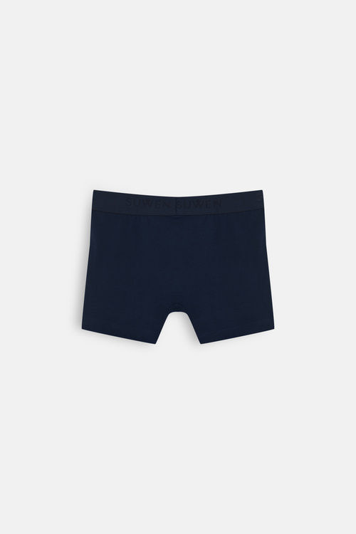 Lacivert / Lacivert Erkek 2'li Pamuklu Boxer