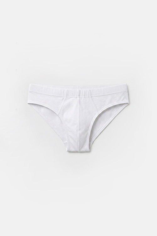 Beyaz Pure Erkek Pamuklu Slip Külot