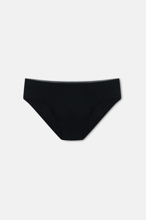 Siyah Smart Cotton Erkek Modal Slip Külot