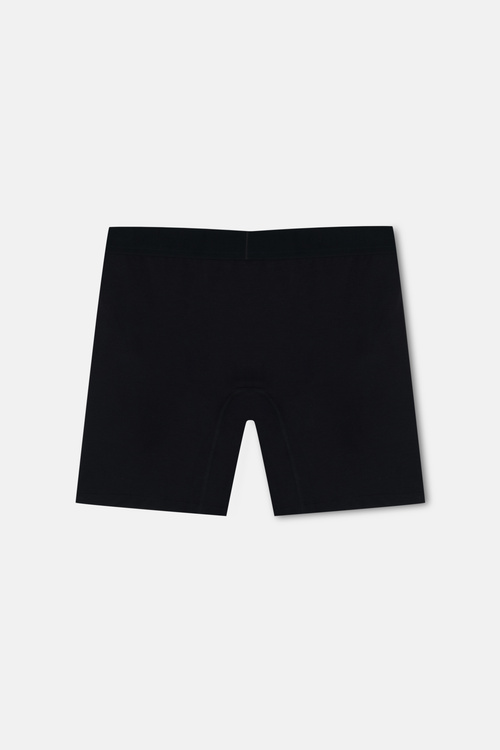 Siyah Authantic Erkek Mikro Modal Uzun Paça Boxer