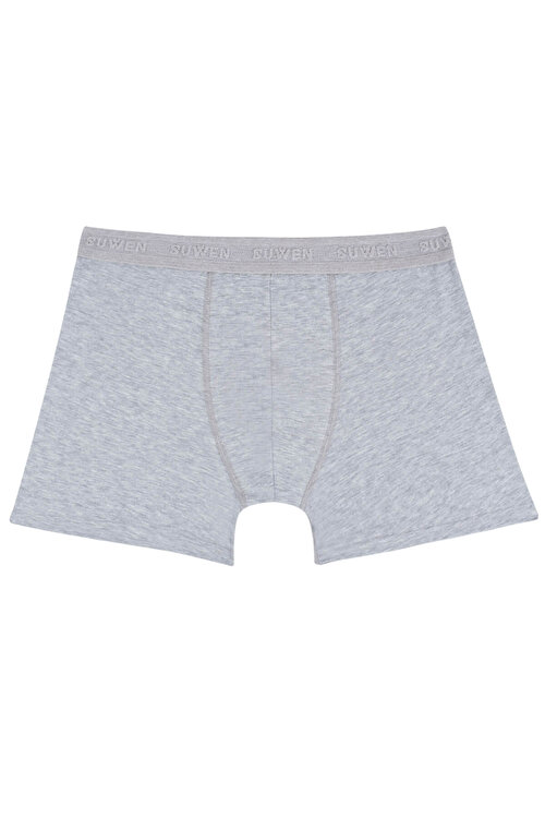 Lacivert / Gri Suwen Erkek Boxer 2 li