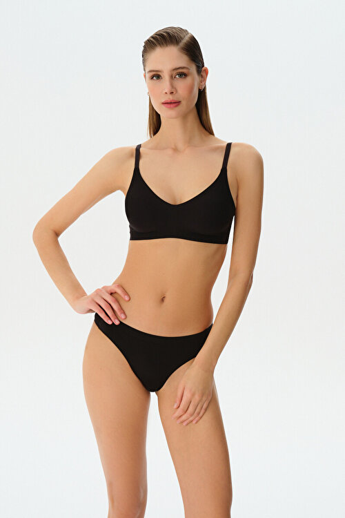 Siyah Invisible Soft Sütyen
