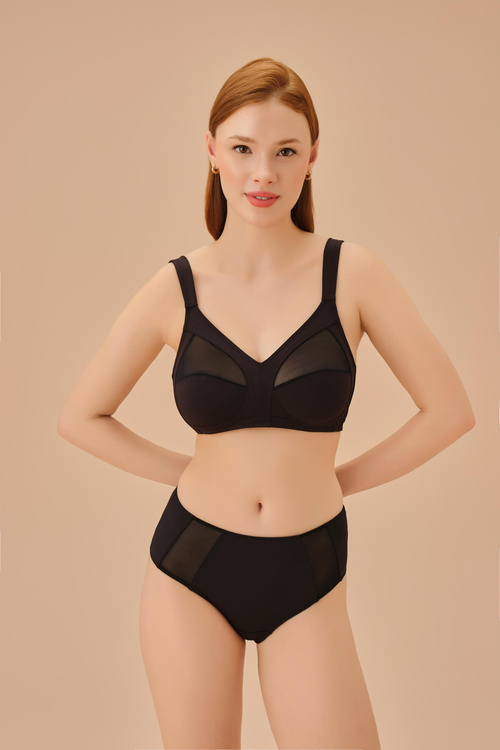 Siyah Juliet Slip Külot