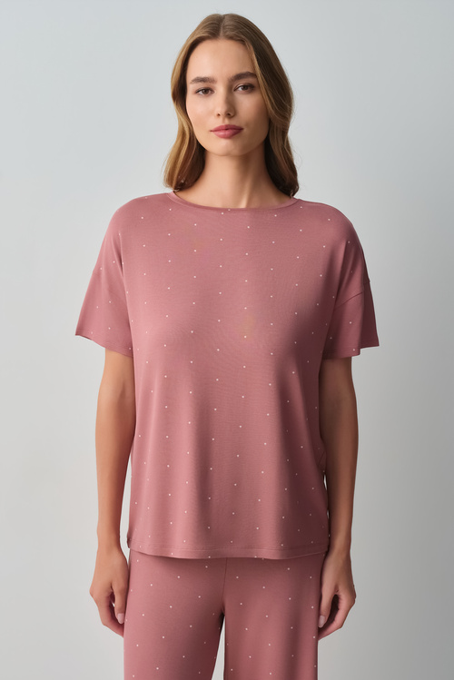 Gül Rengi Bliss Pijama Takımı