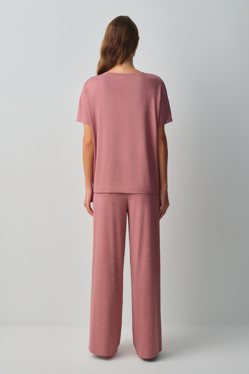 Gül Rengi Bliss Pijama Takımı