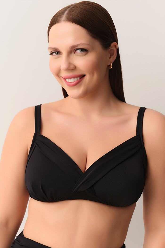 Kaplı Bantlı Korseli Toparlayıcı Bikini Üst — görsel 2