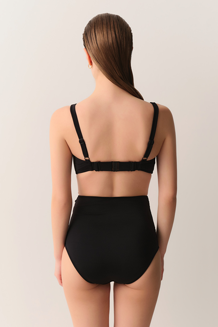 Kaplı Bantlı Korseli Toparlayıcı Bikini Üst — görsel 4