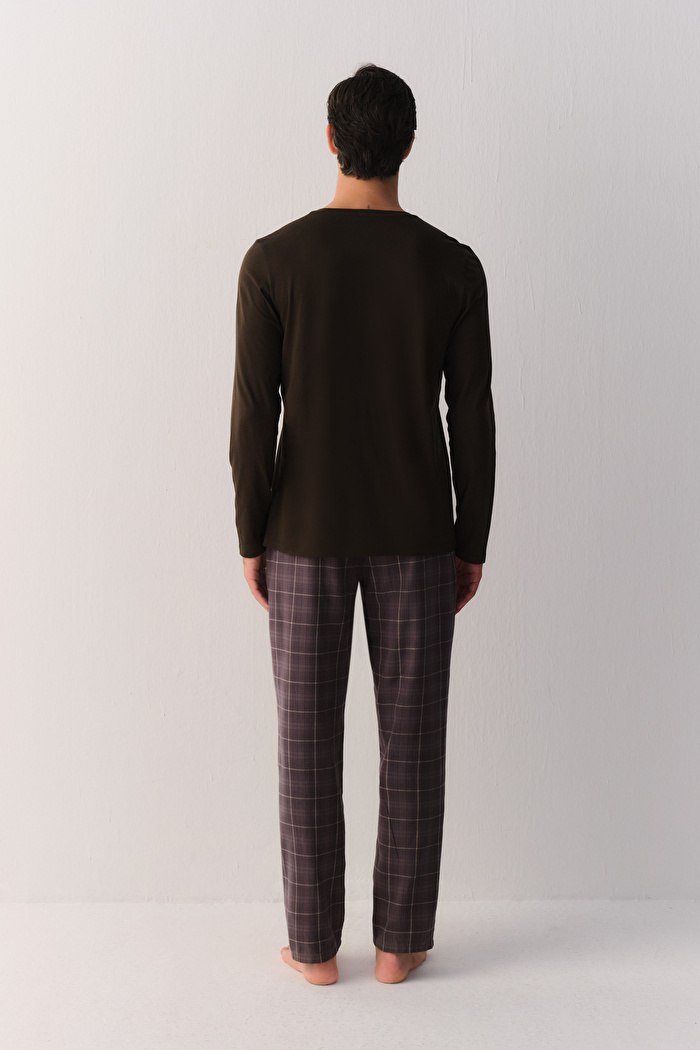 Flanel Check Erkek Pijama Altı — görsel 4