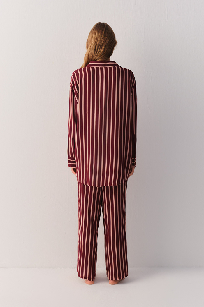 Stripe Romance Pijama Üstü — görsel 4
