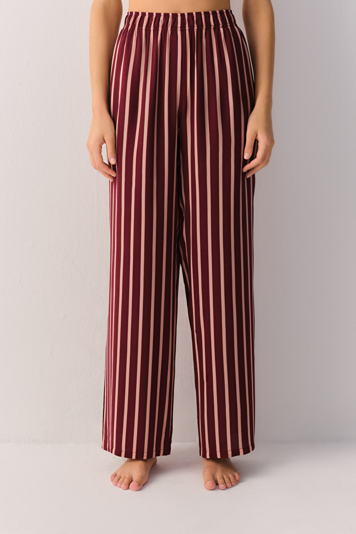 Çizgili Stripe Romance Pantolon