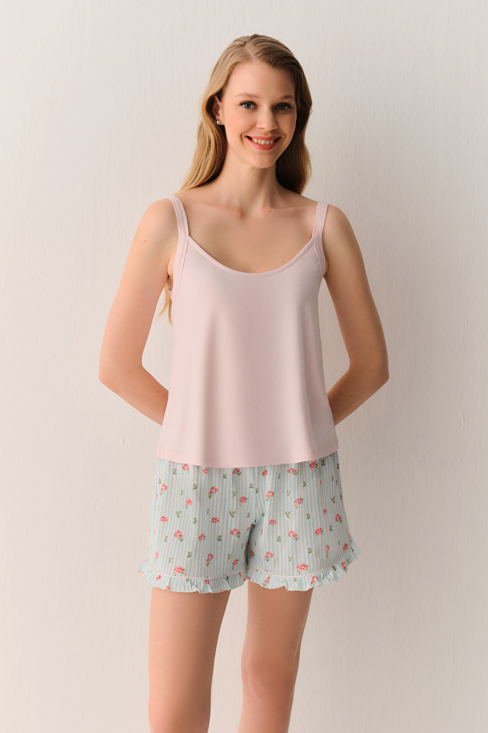 Melinda Atlet Şort Pijama Takımı — görsel 2