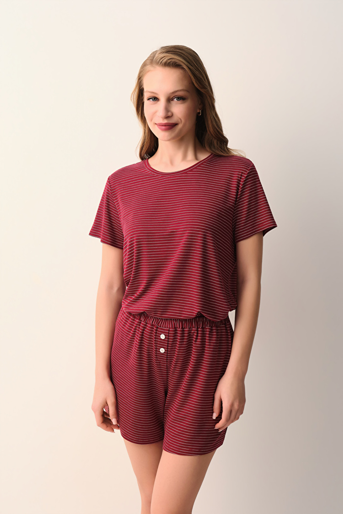 Casual Şort Pijama Takımı — görsel 2